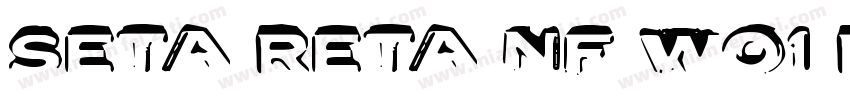 Seta Reta NF WO1 Reg字体转换
